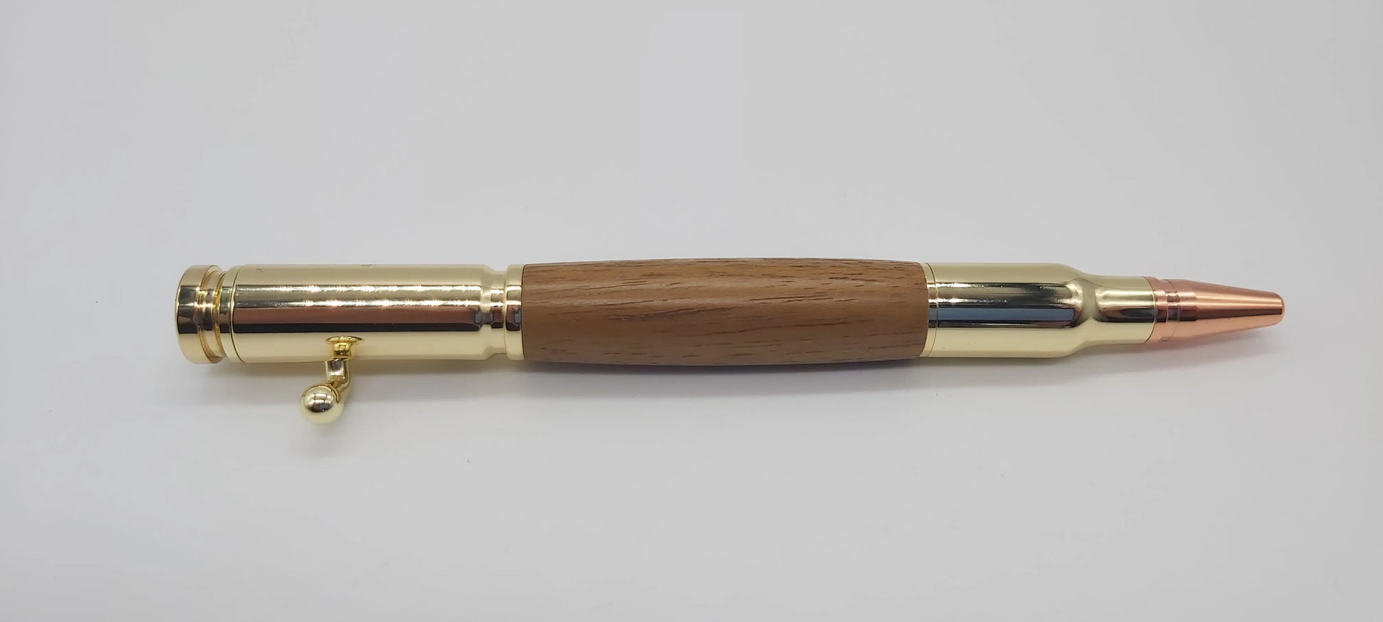 HMS Hermes Teak - Lock n load ballpoint pen DevonPens