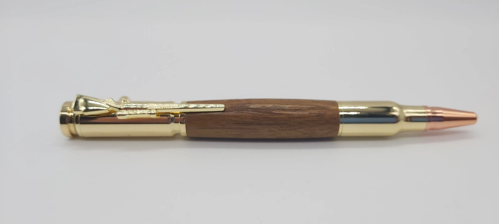 HMS Hermes Teak - Lock n load ballpoint pen DevonPens