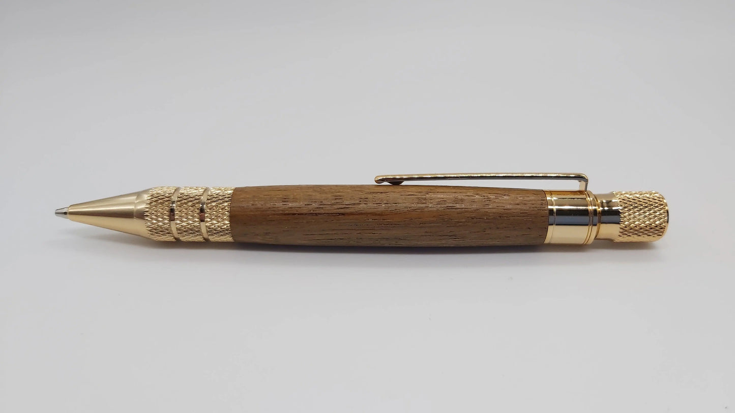 HMS Hermes Teak - mechanical pencil. DevonPens