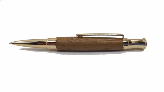 HMS Hermes Teak - mechanical pencil. DevonPens