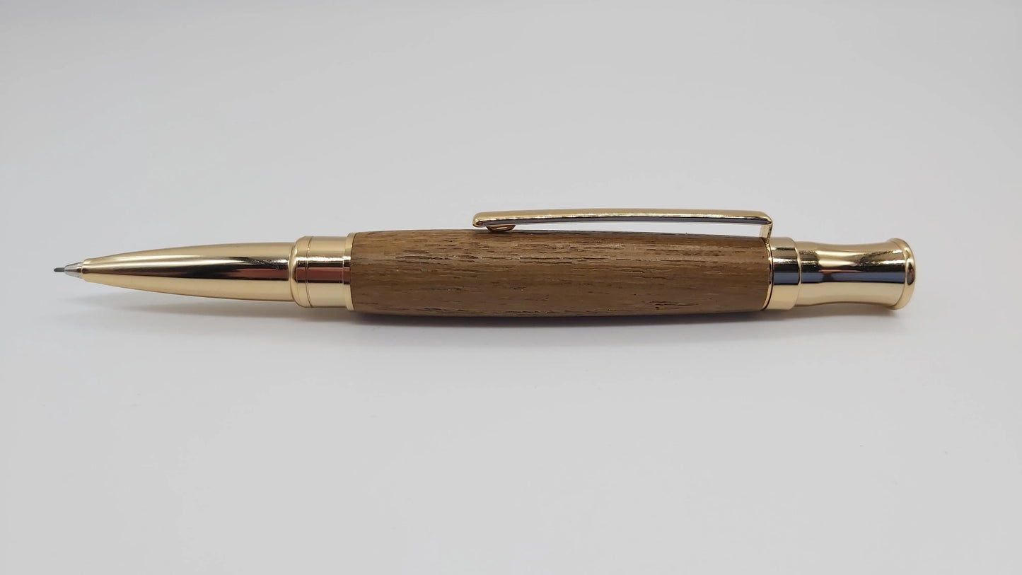 HMS Hermes Teak - mechanical pencil. DevonPens