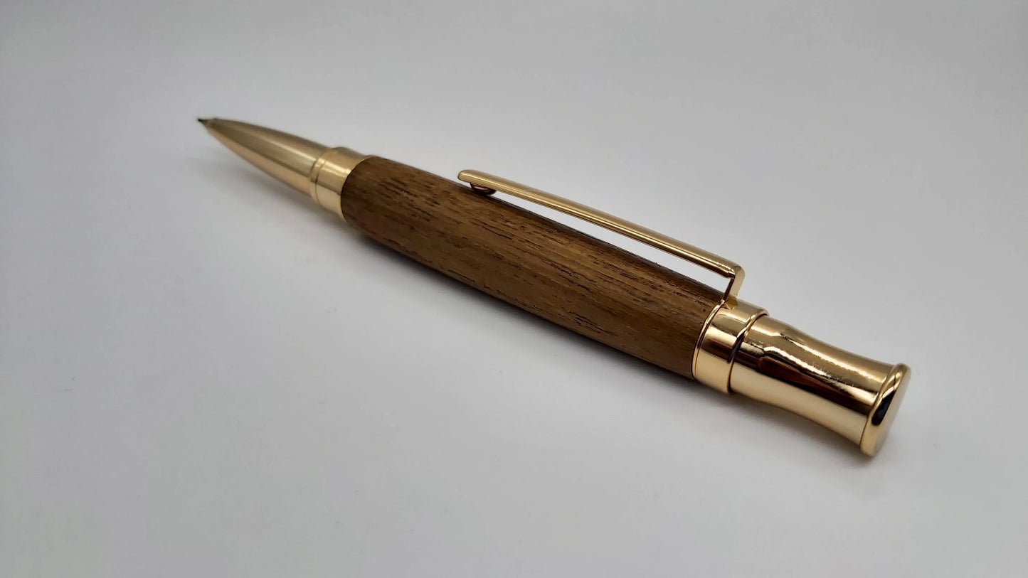 HMS Hermes Teak - mechanical pencil. DevonPens