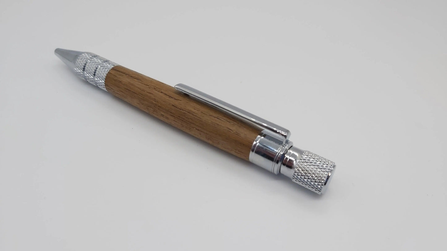 HMS Hermes Teak ballpoint pen. DevonPens