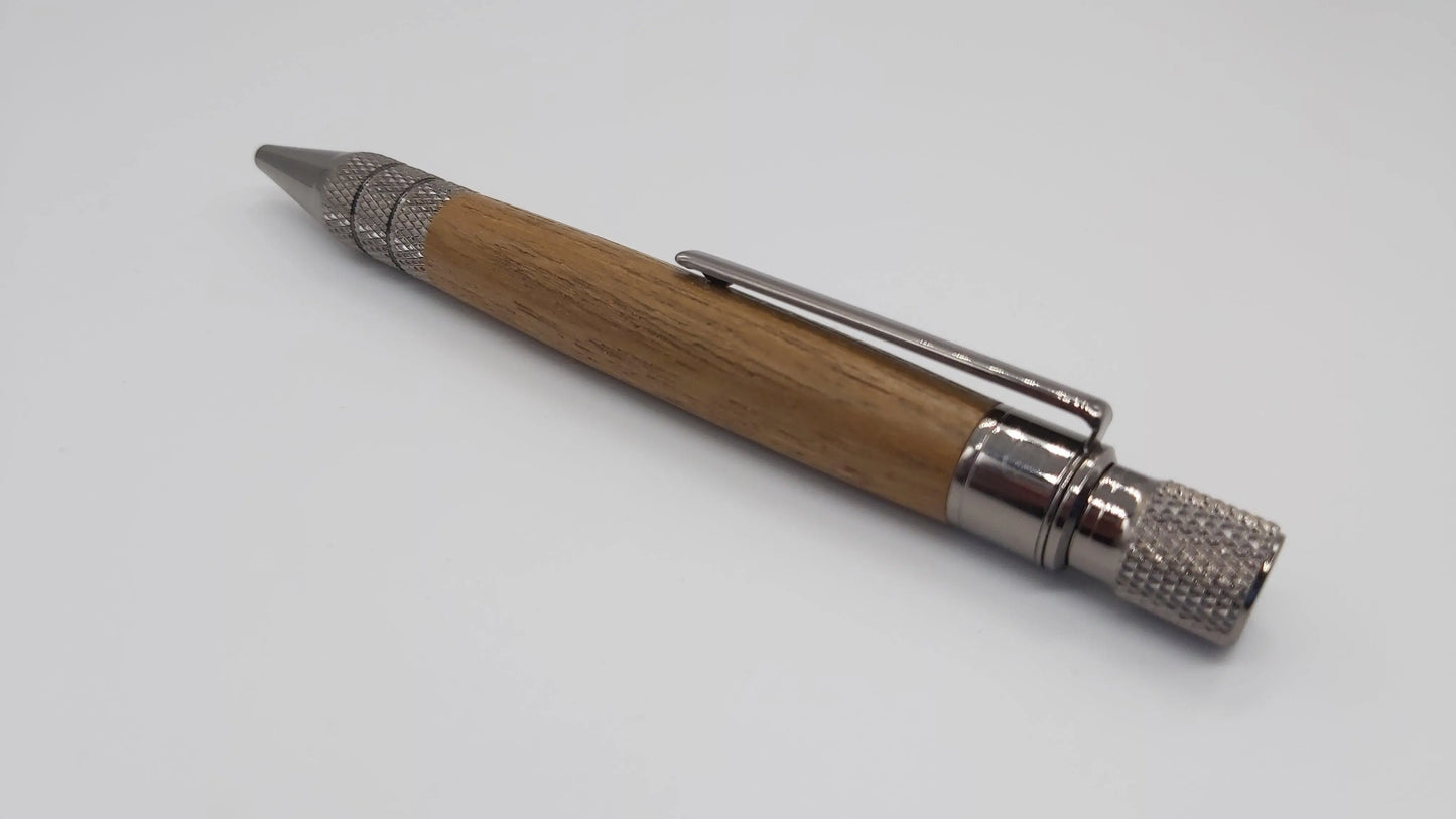 HMS Hermes Teak ballpoint pen. DevonPens