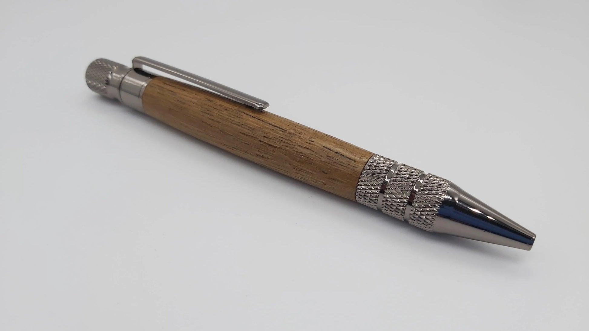 HMS Hermes Teak ballpoint pen. DevonPens