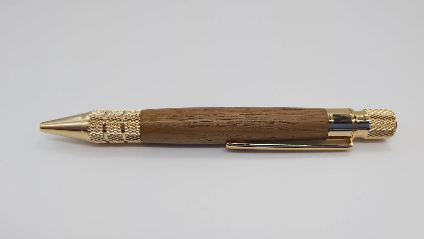 HMS Hermes Teak ballpoint pen. DevonPens