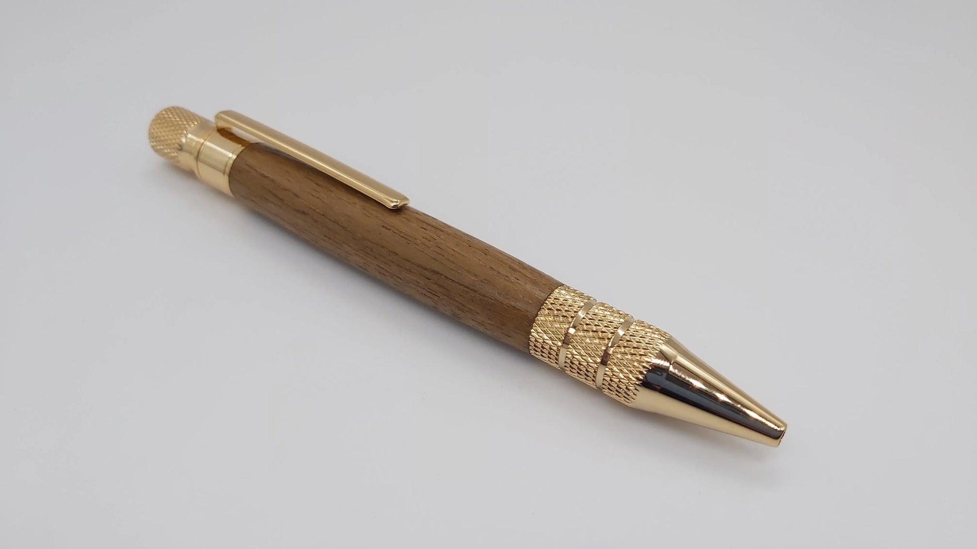 HMS Hermes Teak ballpoint pen. DevonPens