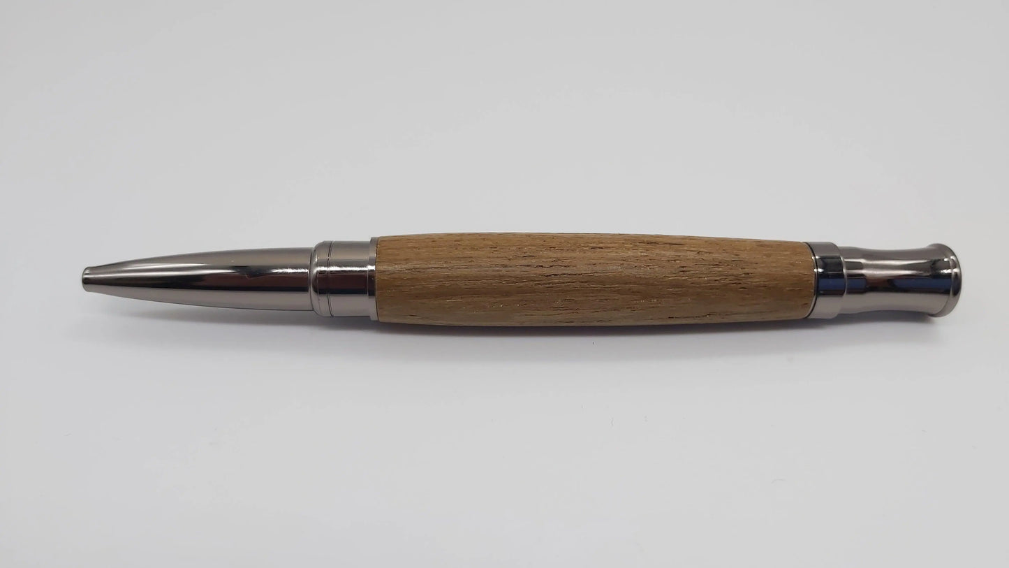 HMS Hermes Teak ballpoint pen. DevonPens