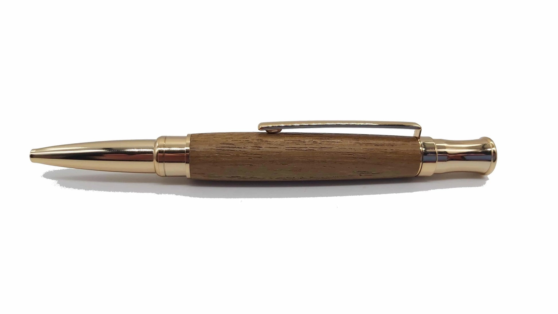 HMS Hermes Teak ballpoint pen. DevonPens