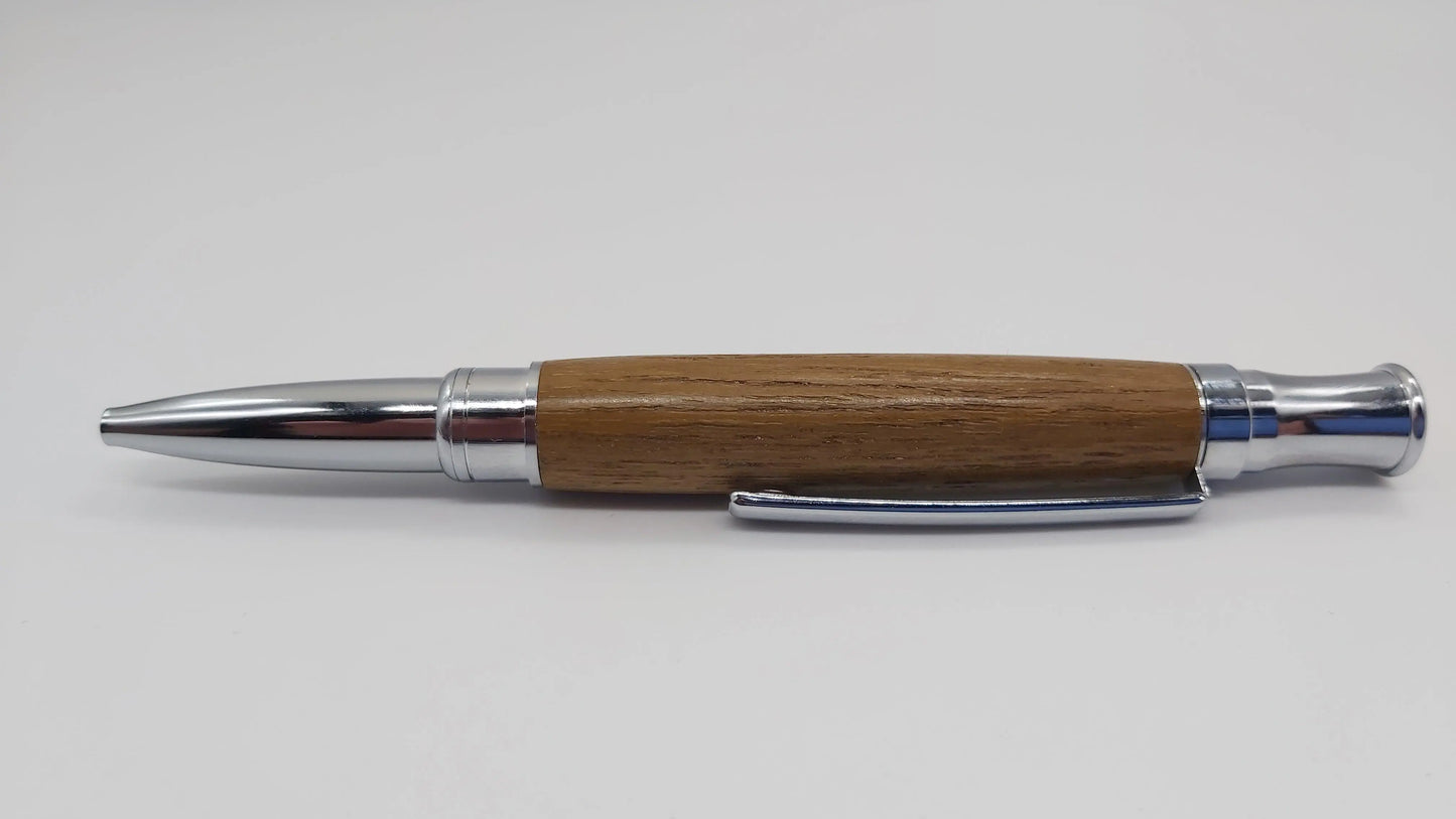 HMS Hermes Teak ballpoint pen. DevonPens