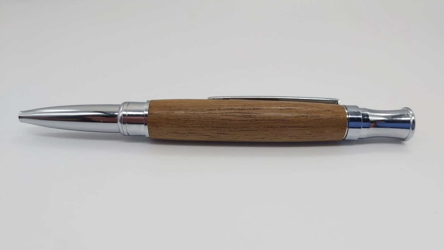 HMS Hermes Teak ballpoint pen. DevonPens