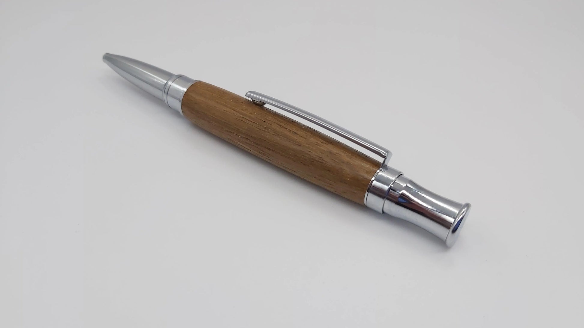 HMS Hermes Teak ballpoint pen. DevonPens