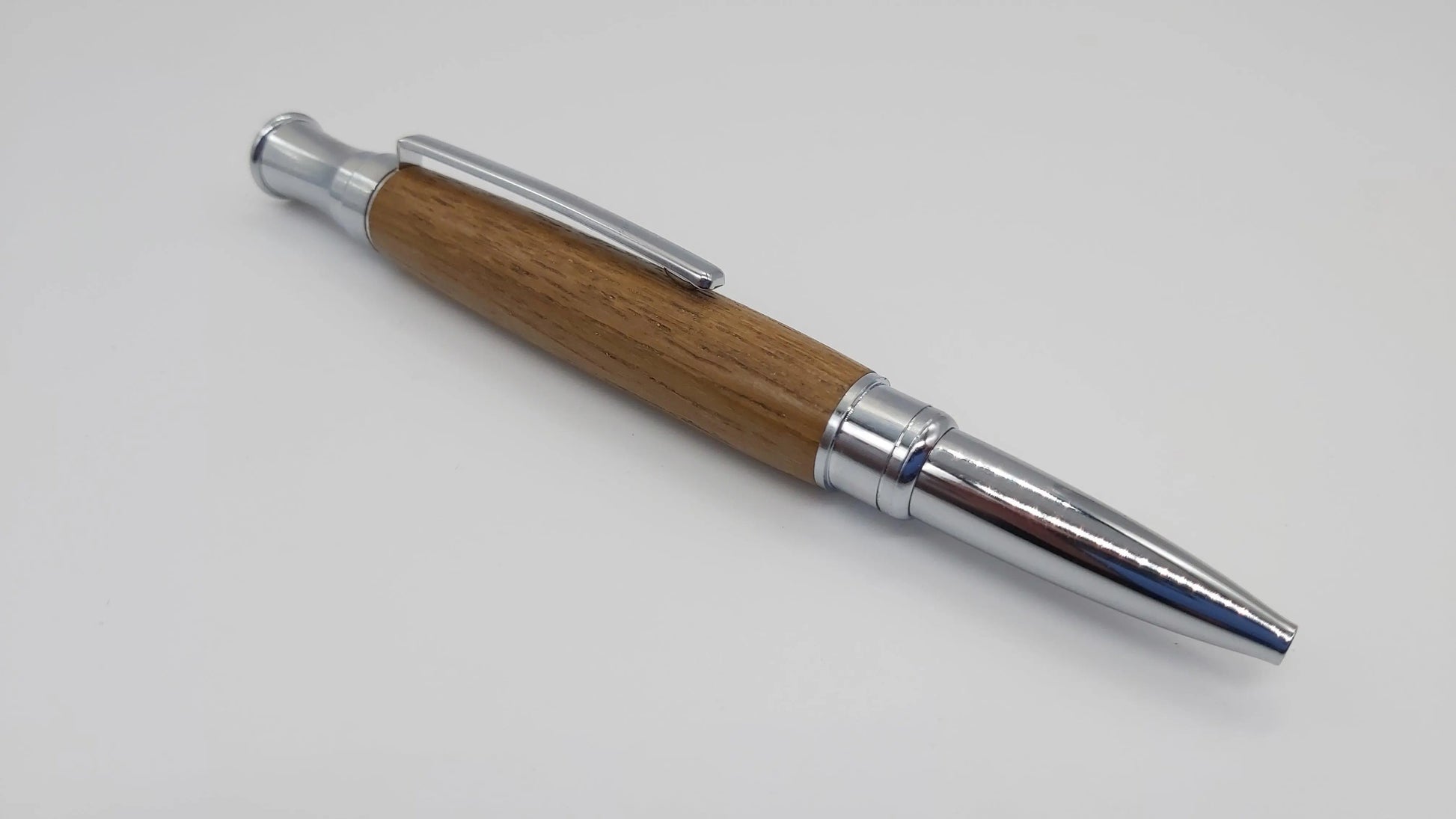 HMS Hermes Teak ballpoint pen. DevonPens