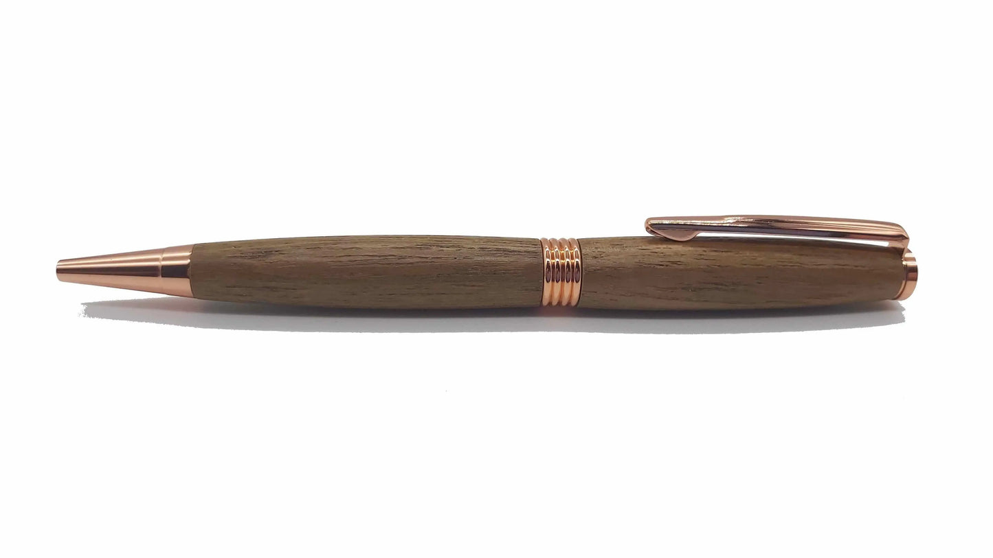 HMS Hermes Teak ballpoint pen. DevonPens