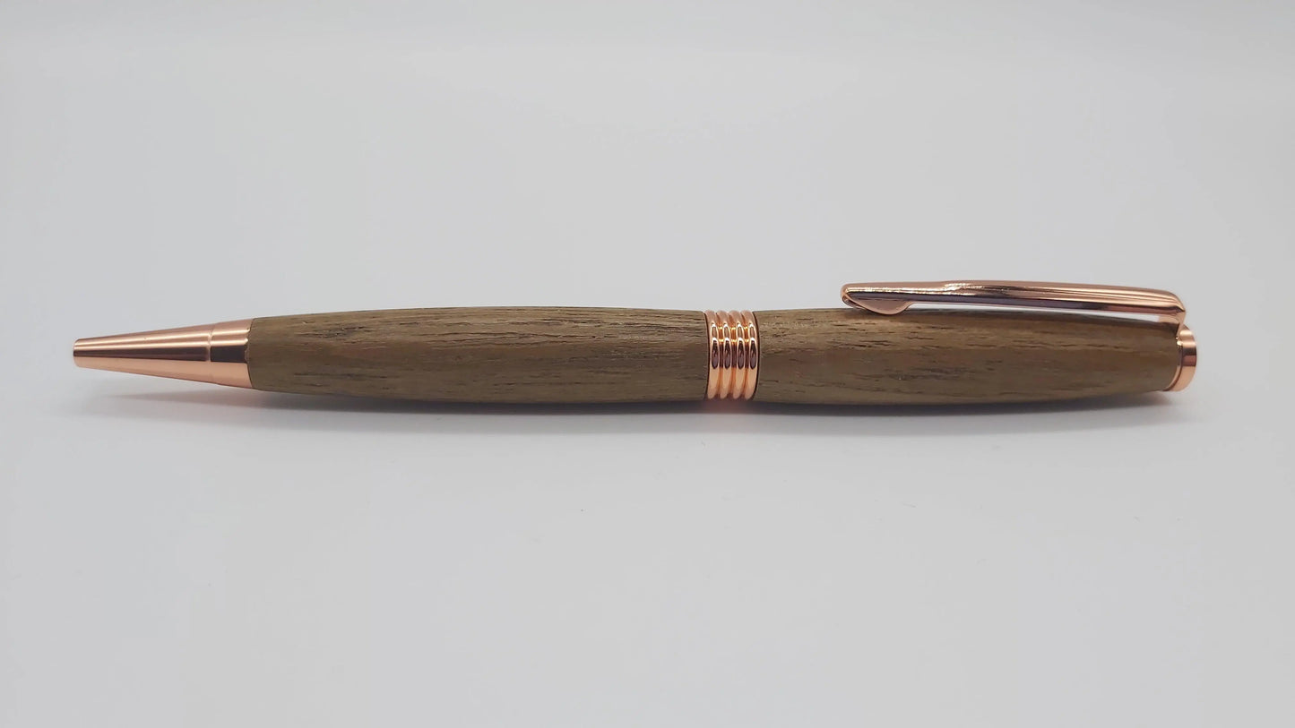 HMS Hermes Teak ballpoint pen. DevonPens