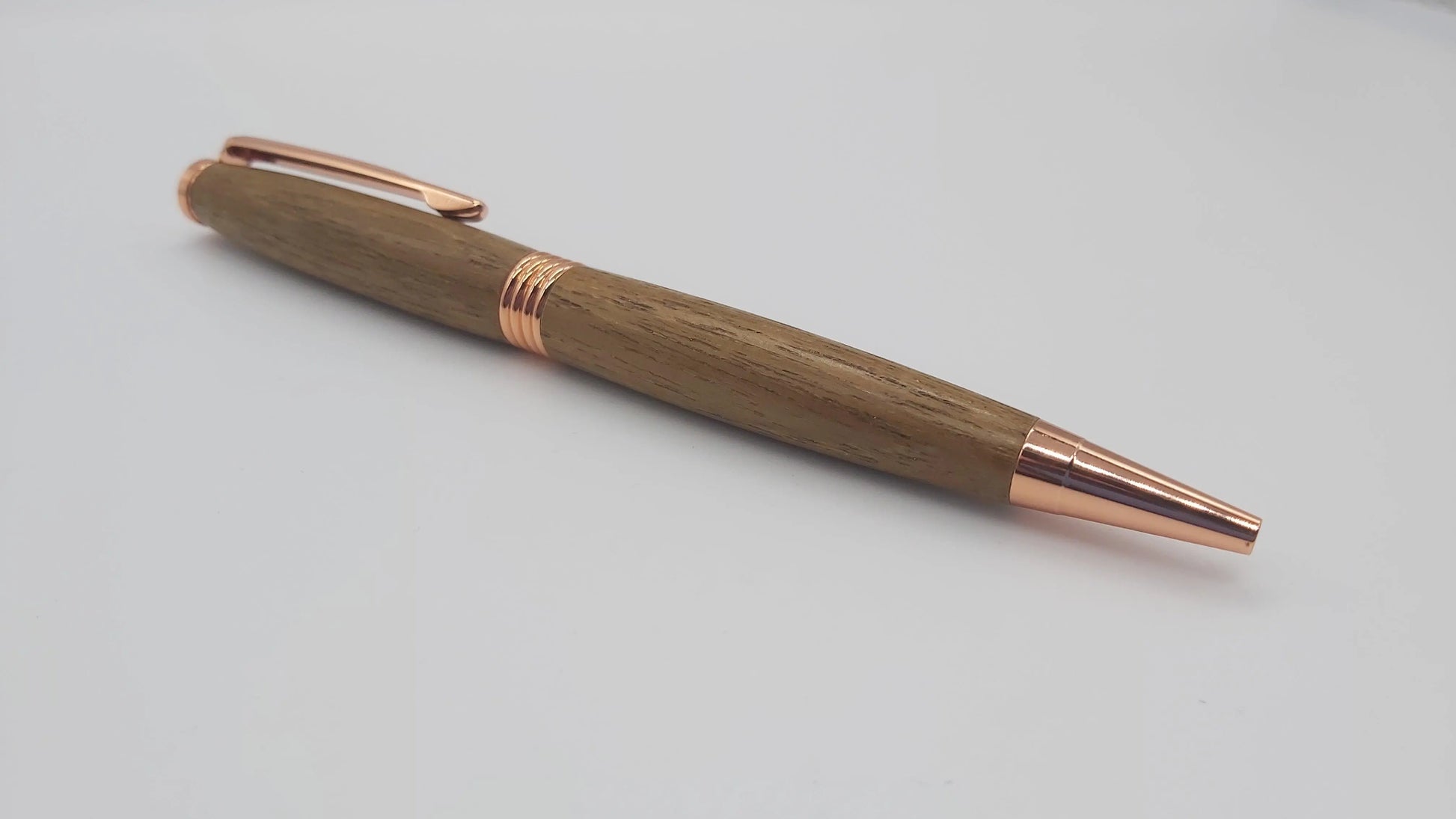 HMS Hermes Teak ballpoint pen. DevonPens