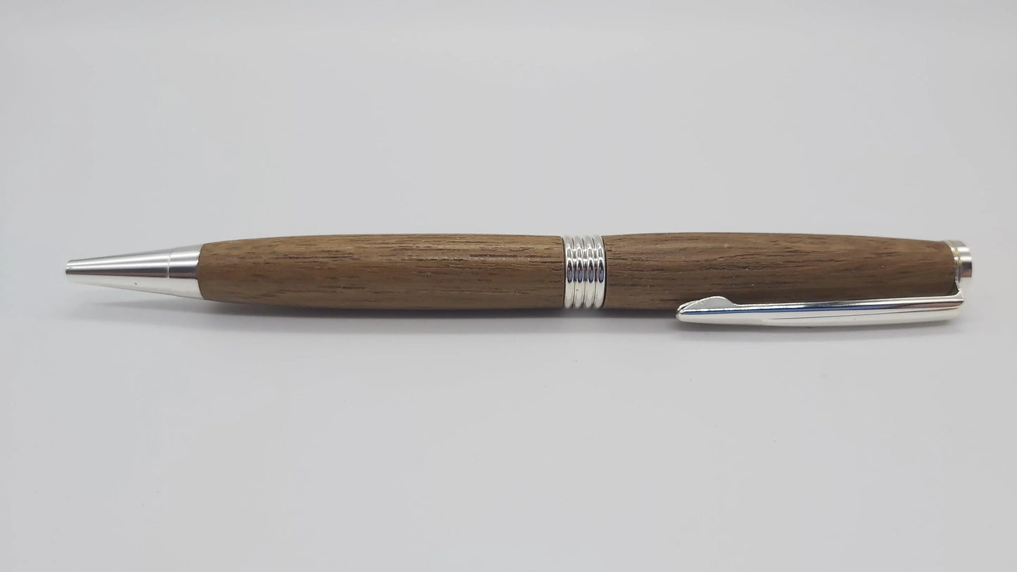 HMS Hermes Teak ballpoint pen. DevonPens