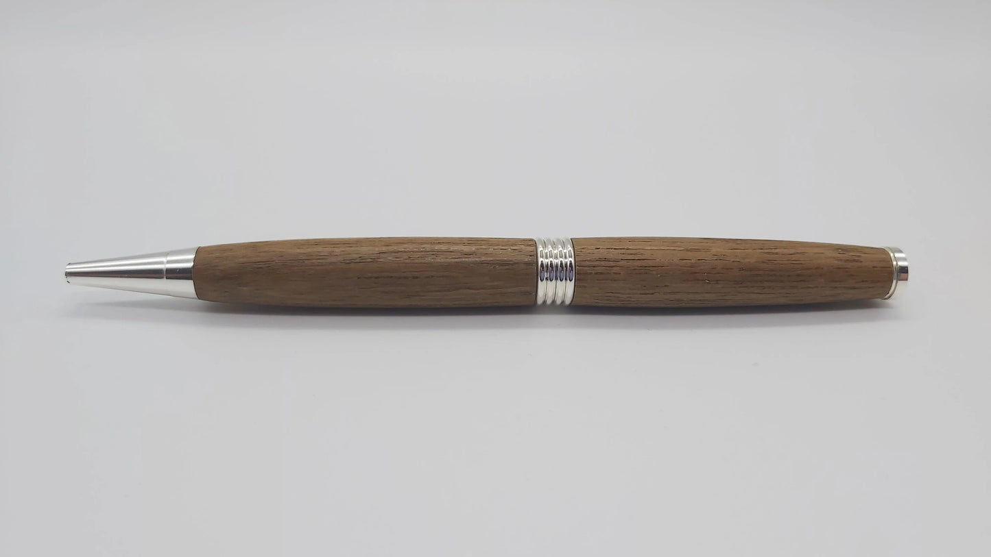 HMS Hermes Teak ballpoint pen. DevonPens