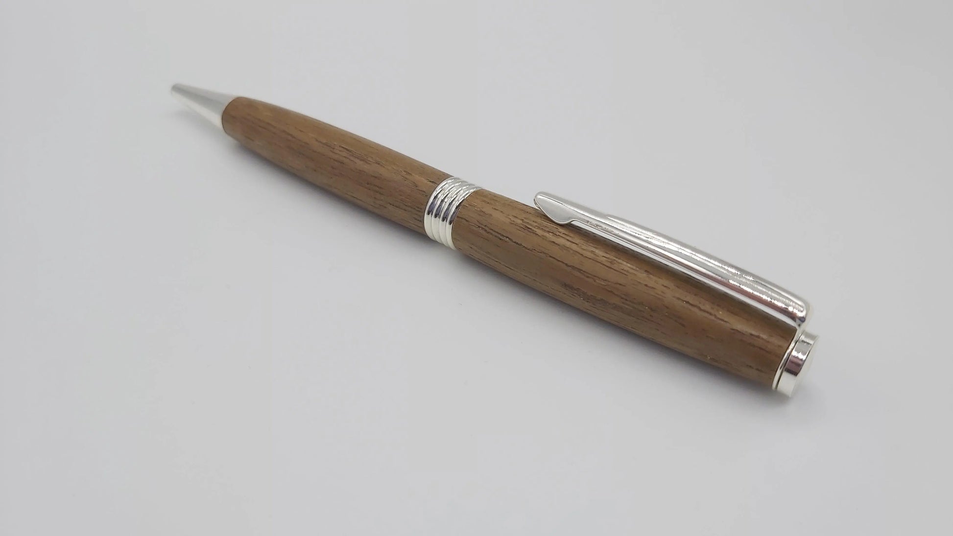 HMS Hermes Teak ballpoint pen. DevonPens