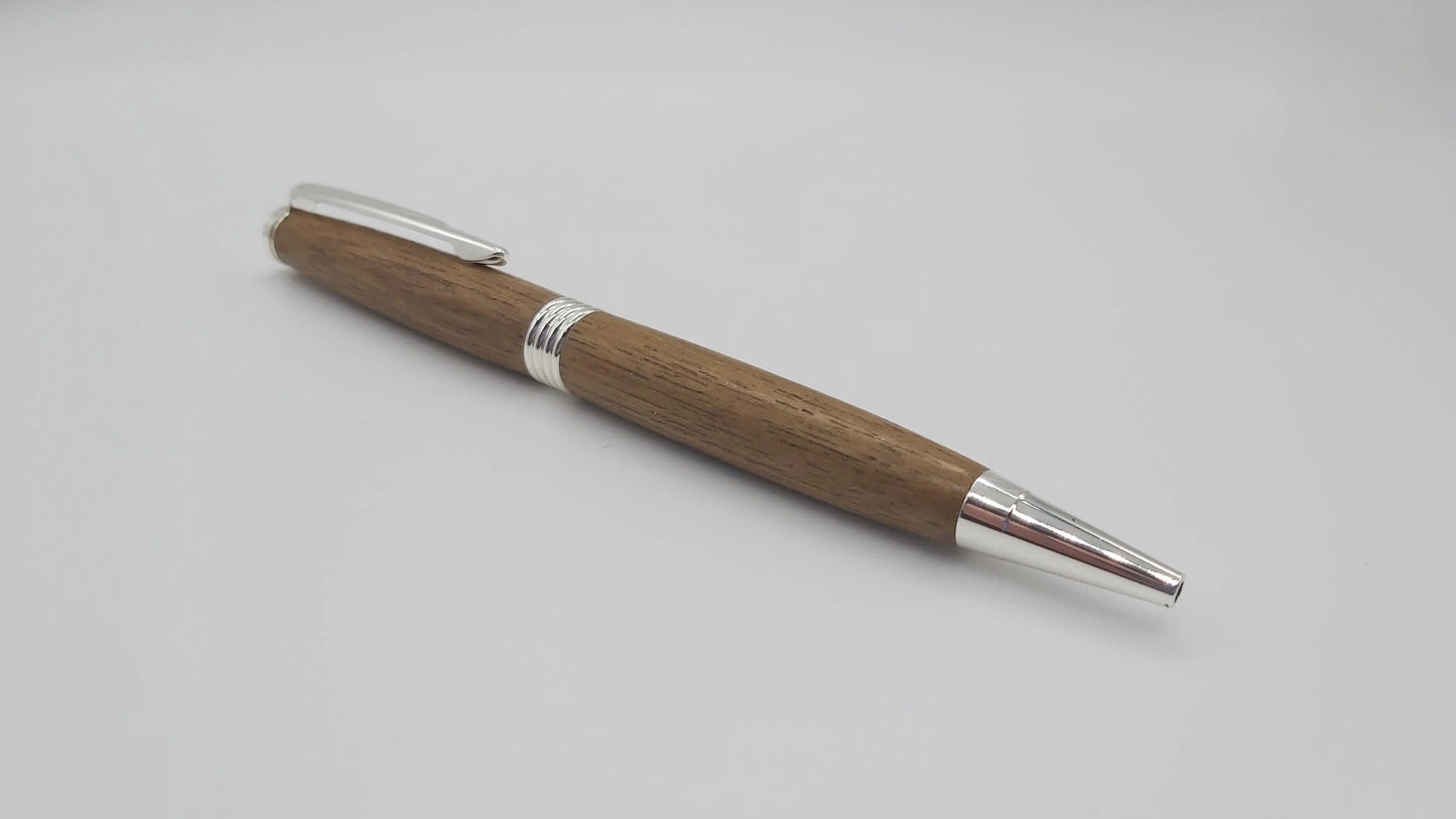 HMS Hermes Teak ballpoint pen. DevonPens