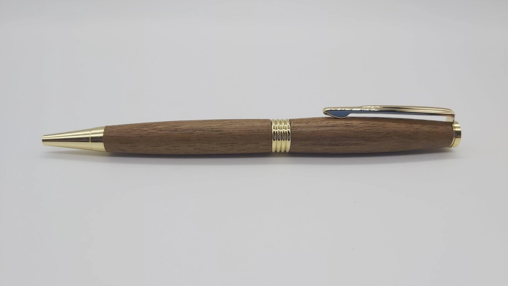 HMS Hermes Teak ballpoint pen. DevonPens