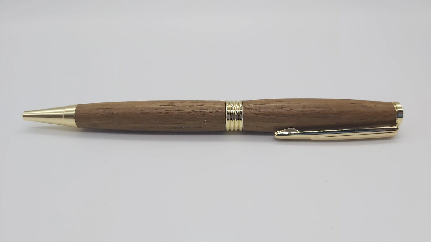 HMS Hermes Teak ballpoint pen. DevonPens