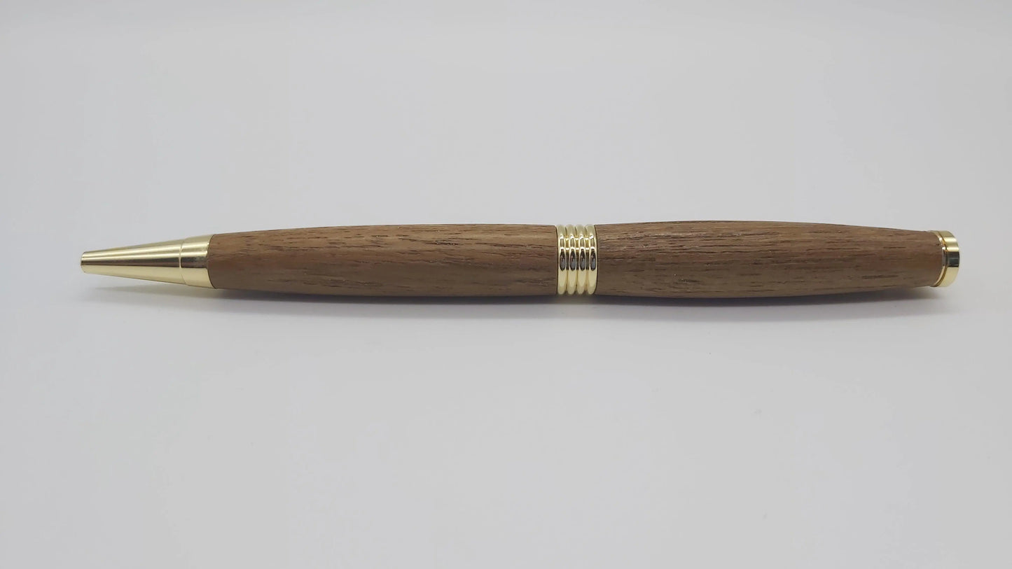 HMS Hermes Teak ballpoint pen. DevonPens