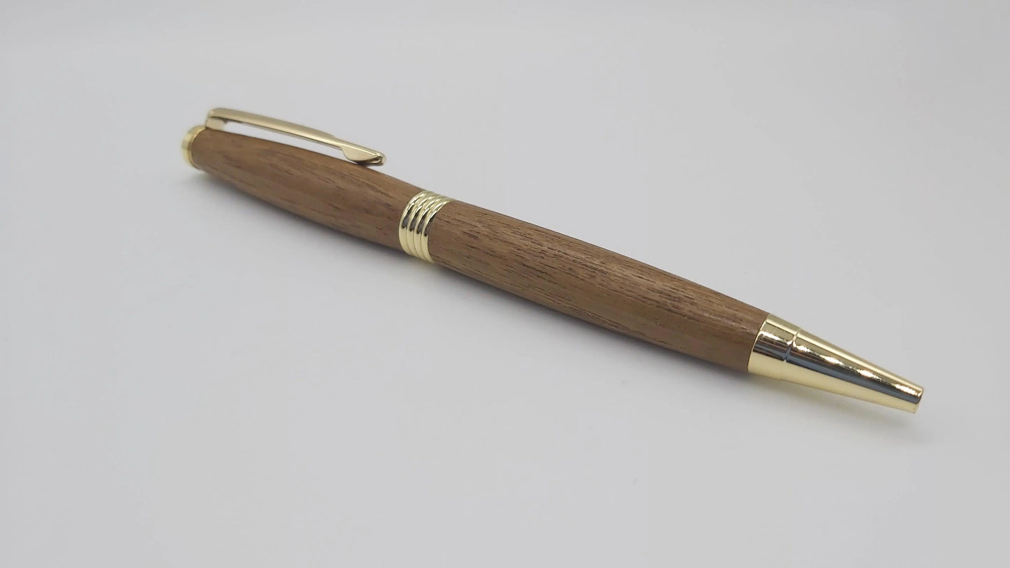 HMS Hermes Teak ballpoint pen. DevonPens