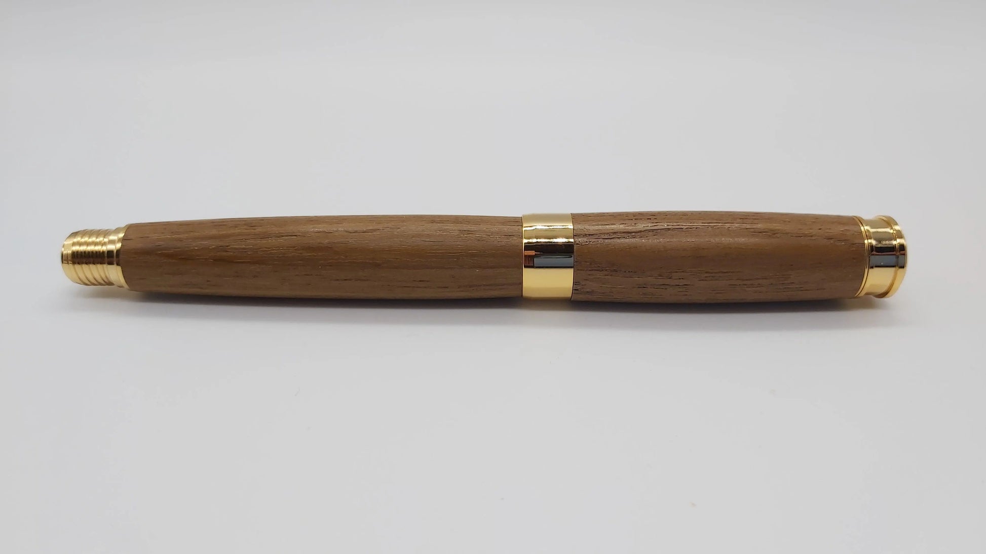 HMS Hermes Teak fountain pen. DevonPens