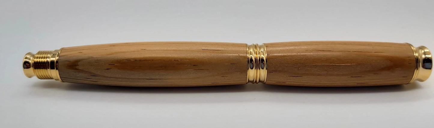 HMS Warrior Pitch pine fountain pen DevonPens