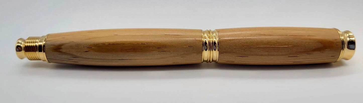 HMS Warrior Pitch pine fountain pen DevonPens