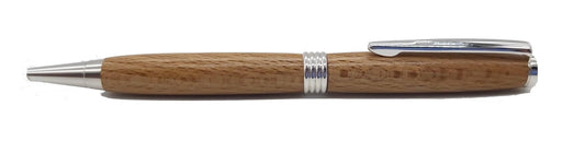 Handmade Ballpoint pen in Buckland Abbey Beech DevonPens