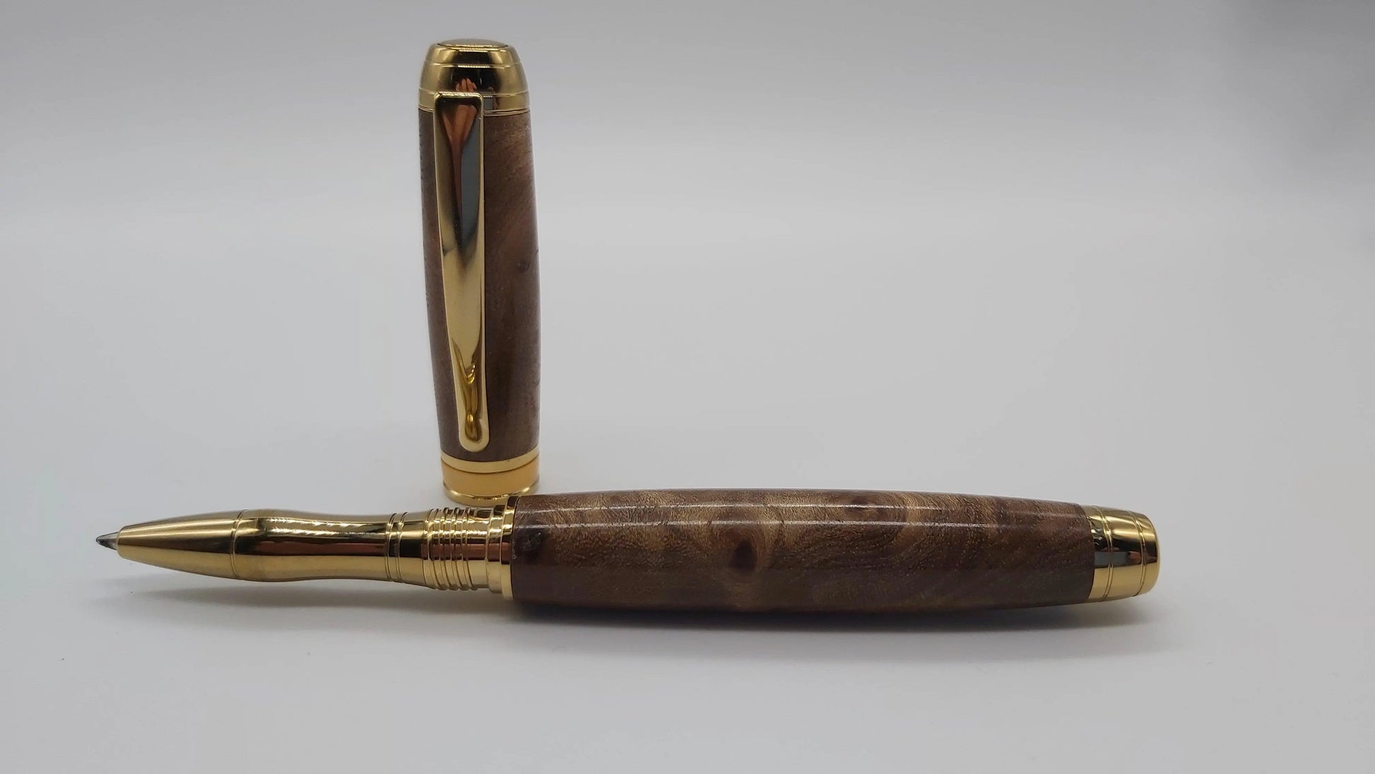 Irish Burr Elm Rollerball pen DevonPens