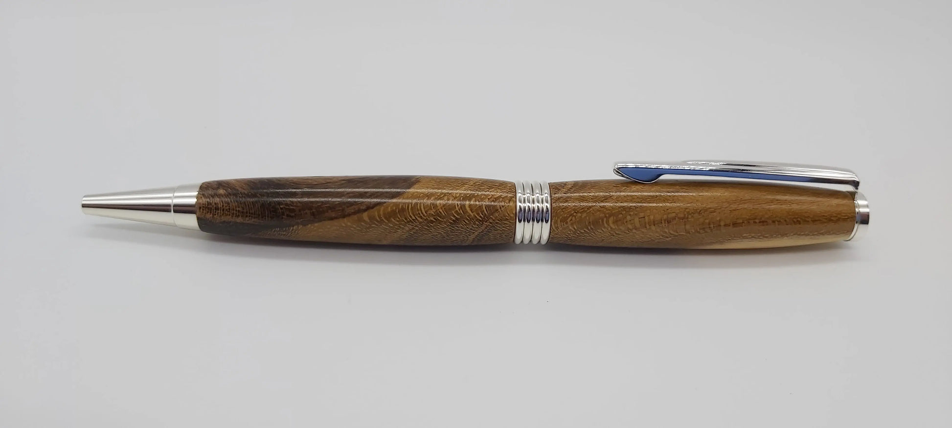 Laburnum rootball ballpoint pen - Silver DevonPens