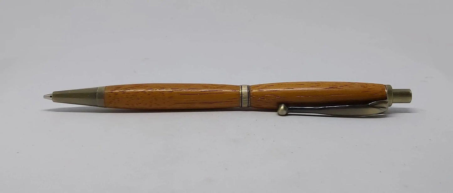 Pencil handmade in Iroko wood from Phoenix Wharf, Plymouth. DevonPens