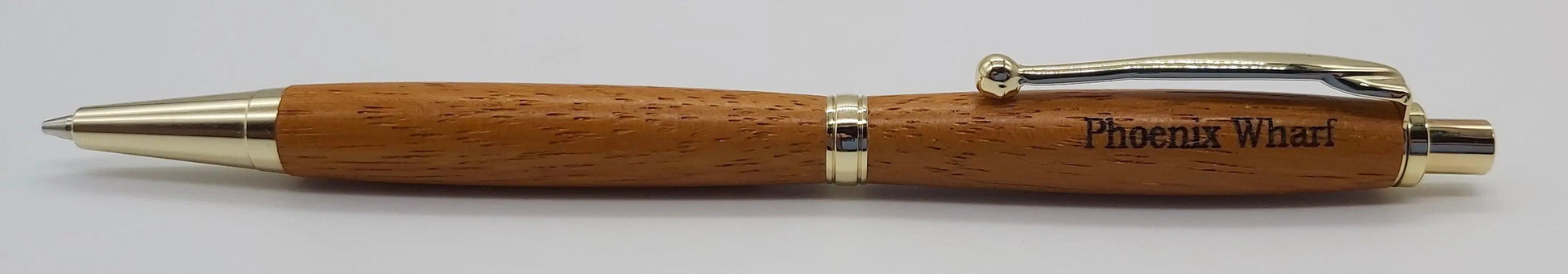 Pencil handmade in Iroko wood from Phoenix Wharf, Plymouth. DevonPens