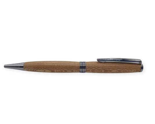 Powderham castle - lacewood handmade ballpoint pen DevonPens