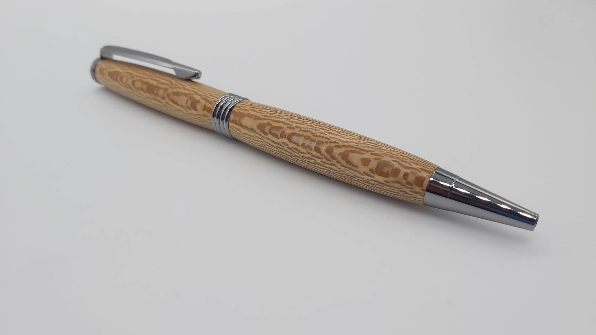 Powderham castle - lacewood handmade ballpoint pen DevonPens