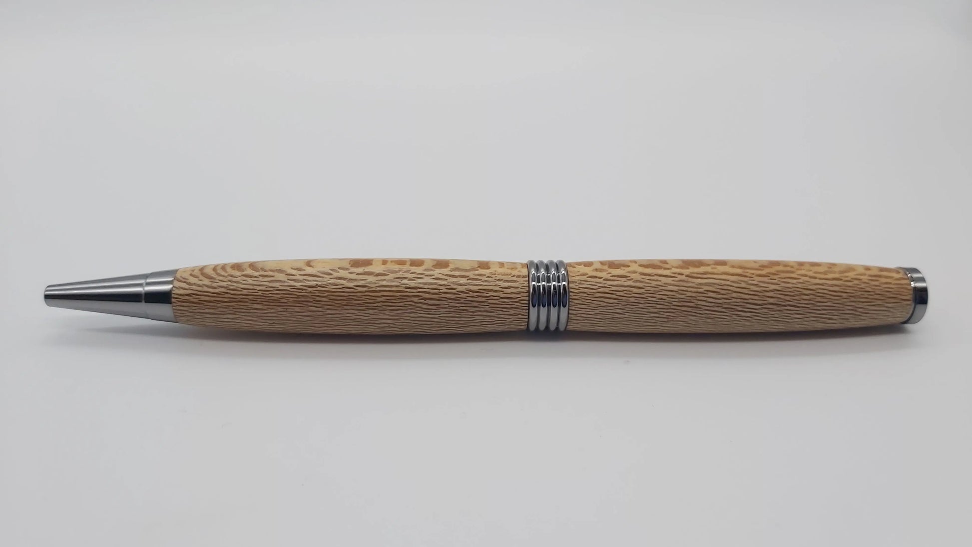 Powderham castle - lacewood handmade ballpoint pen DevonPens