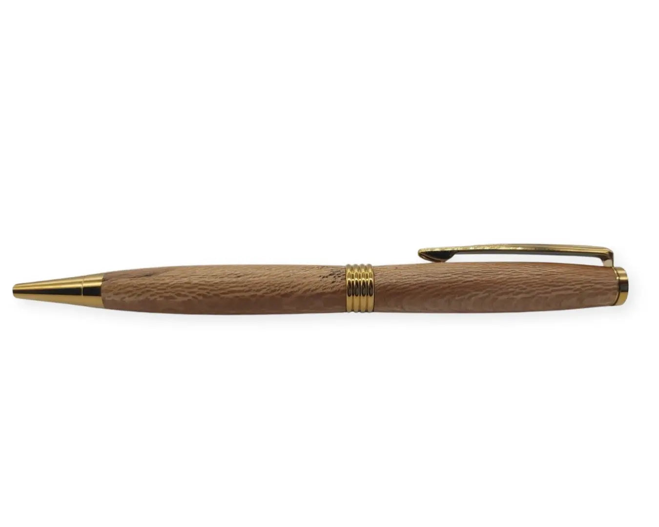 Powderham castle - lacewood handmade ballpoint pen DevonPens