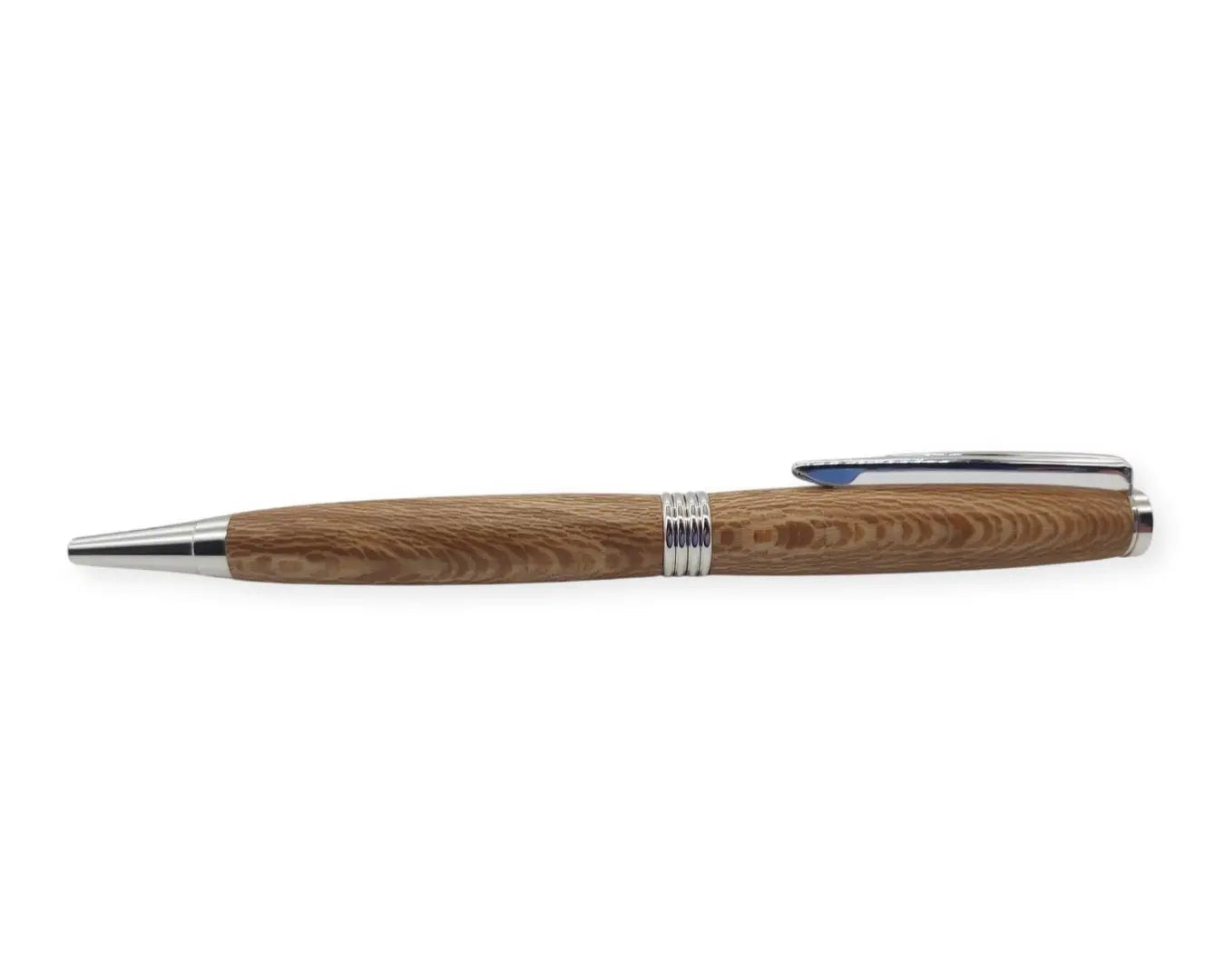 Powderham castle - lacewood handmade ballpoint pen DevonPens