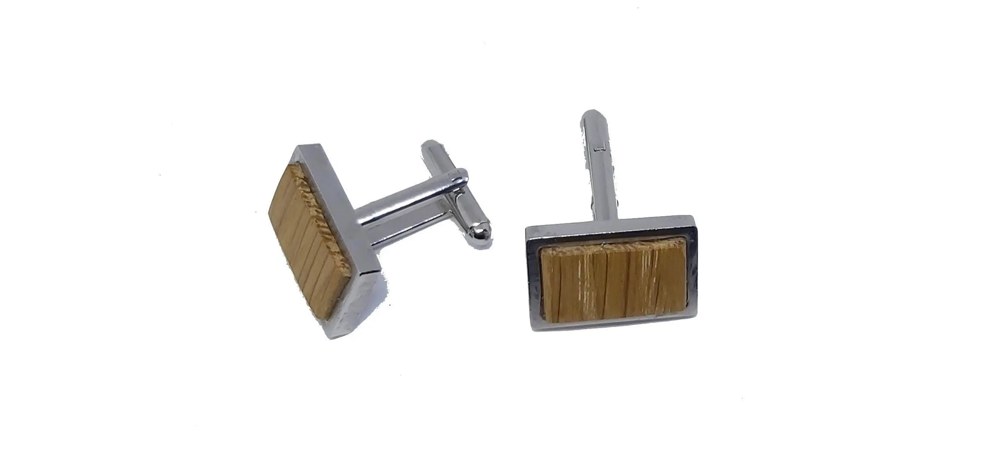 Railway gift - Cufflinks in Oak taken GWR 169 a 1928 railway coach DevonPens