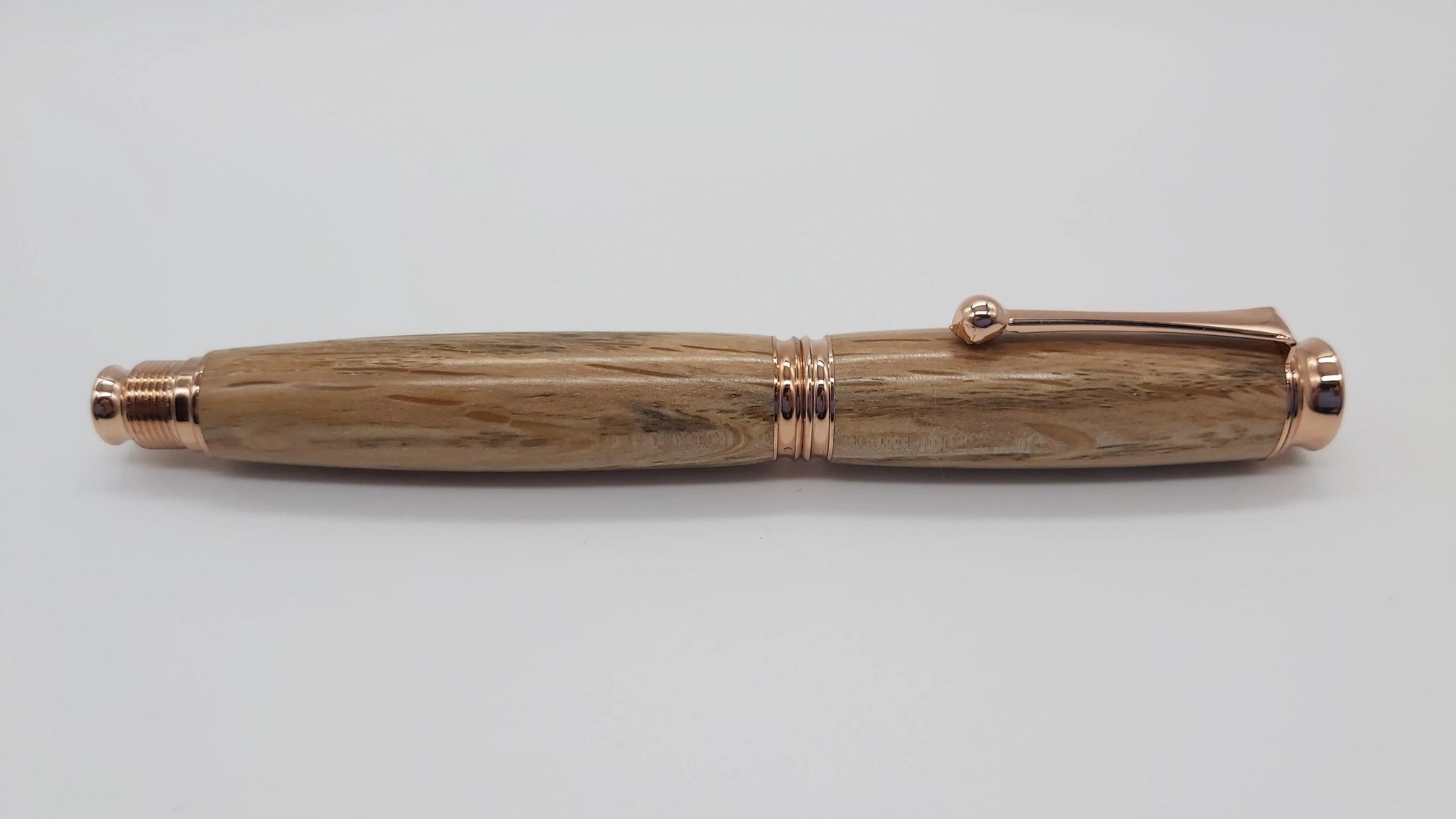 Rollerball pen in Holm Oak from Max gate, former home of Thomas Hardy DevonPens