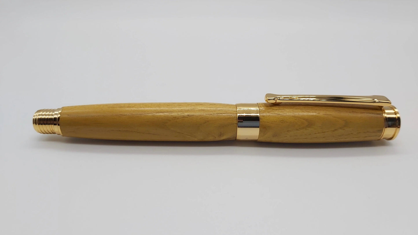 Rollerball pen in Mulberry from Saltram House Plymouth DevonPens