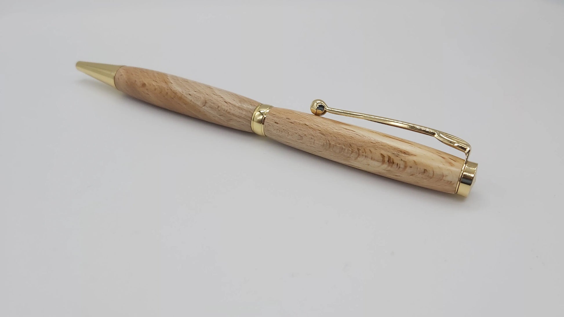 Saltram house-  Spalted Beech ballpoint pen DevonPens