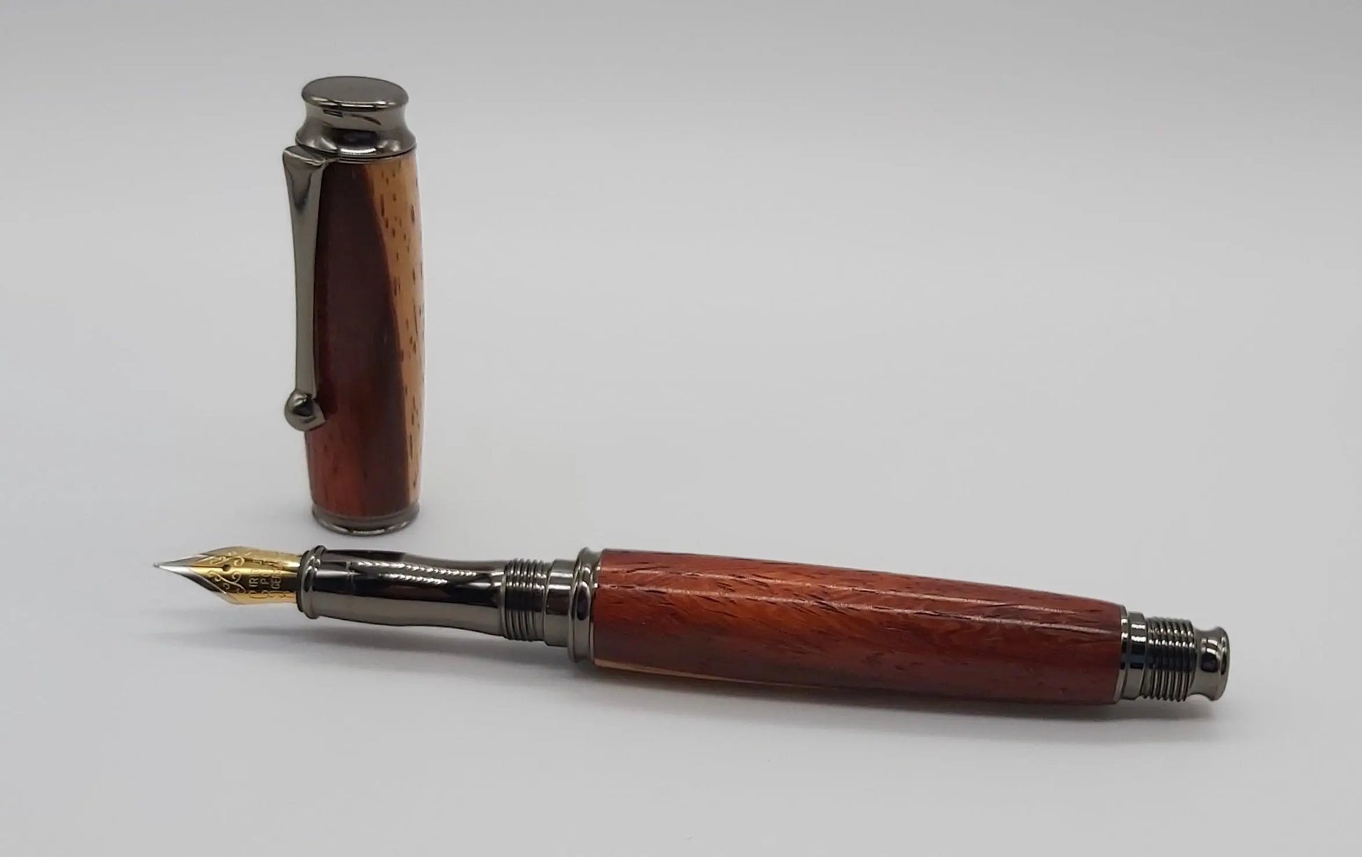 Unique fountain pen handmade in Cocobolo wood DevonPens