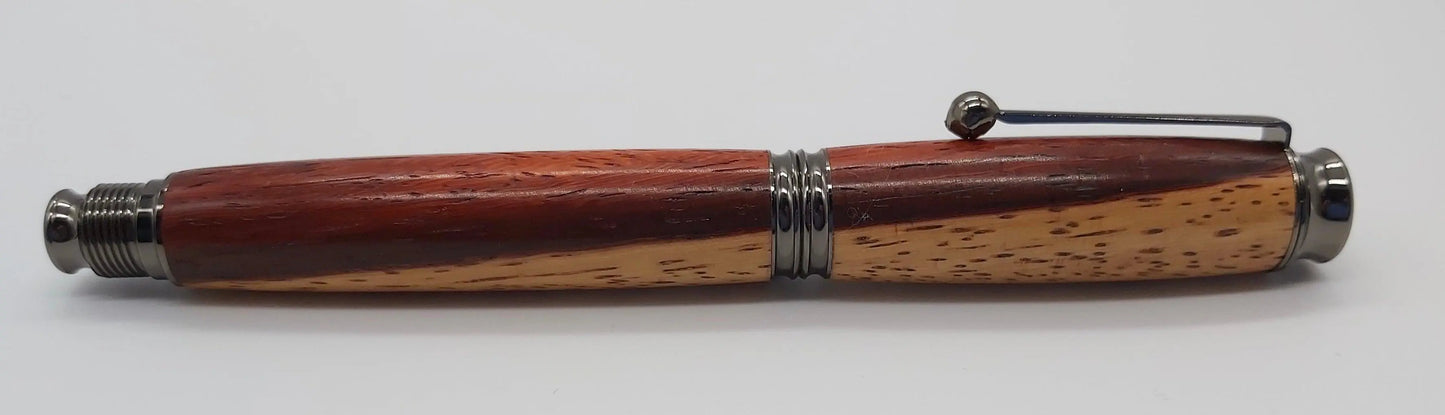 Unique fountain pen handmade in Cocobolo wood DevonPens