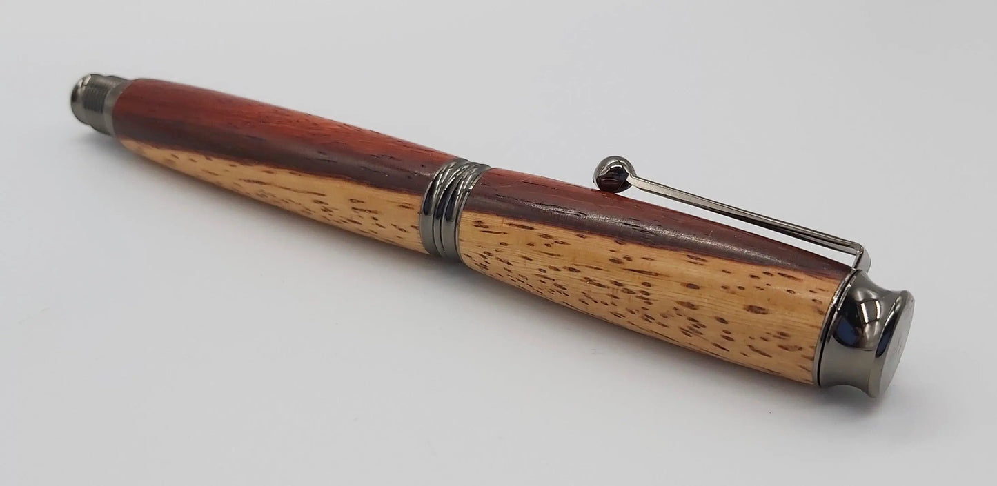 Unique fountain pen handmade in Cocobolo wood DevonPens